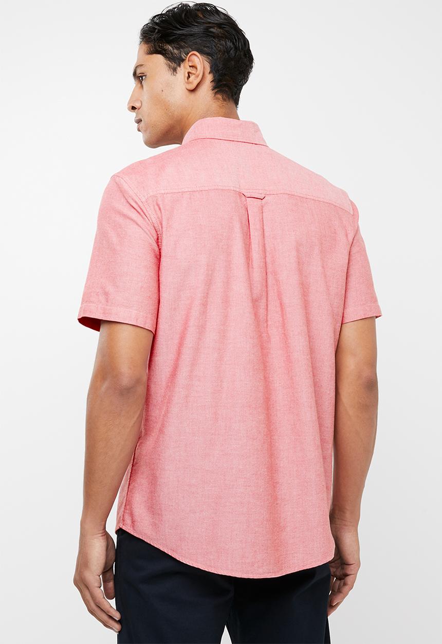 Cotton On - Vintage prep short sleeve shirt - pink