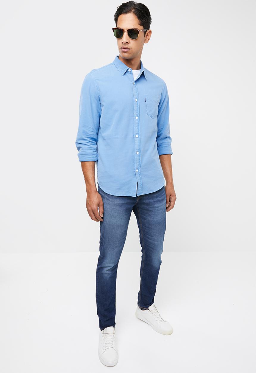 Levi’s® - Classic one pocket shirt - blue