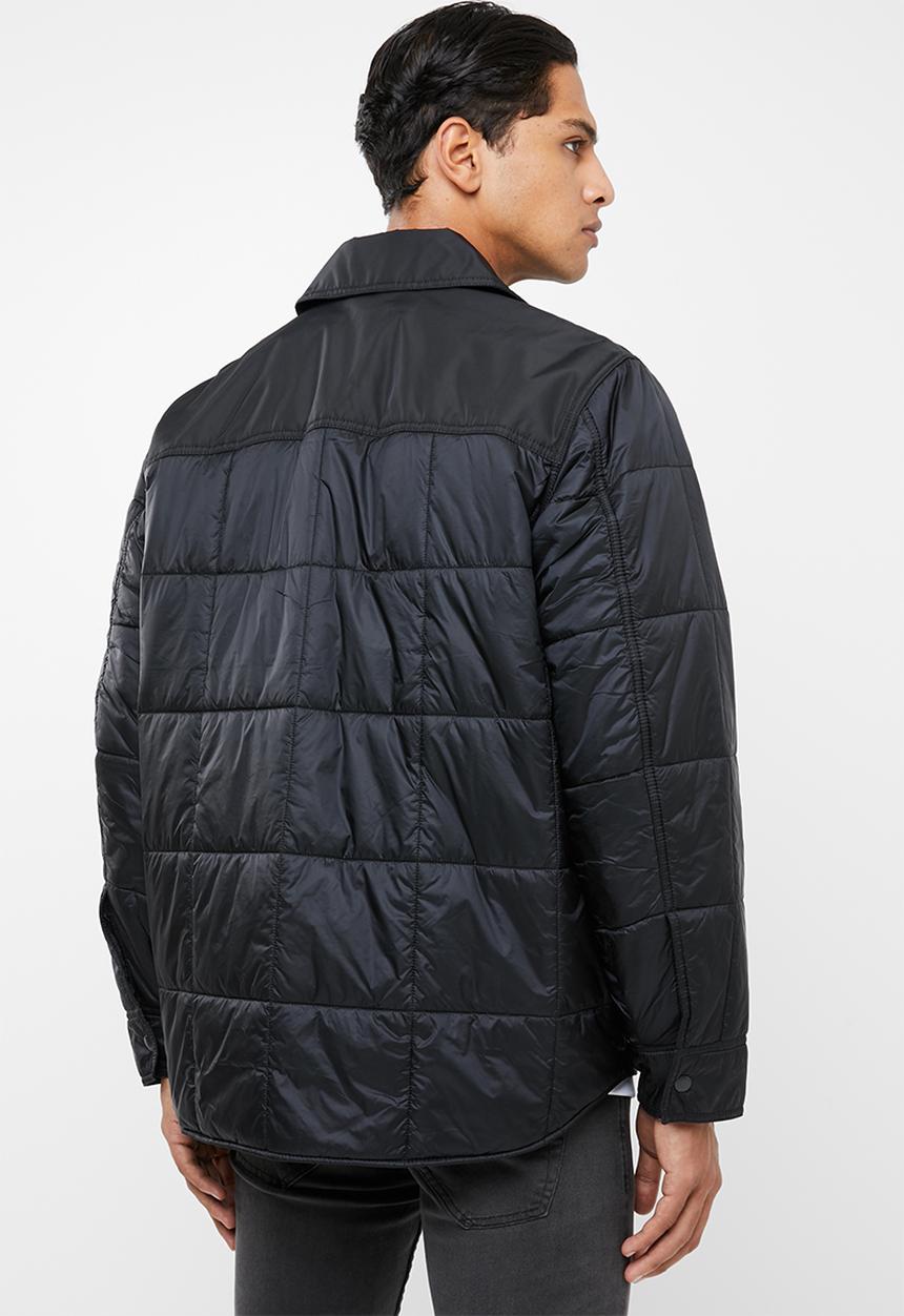 Diesel  - Welles quilted jacket - black