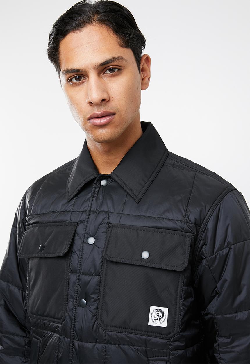 Diesel  - Welles quilted jacket - black