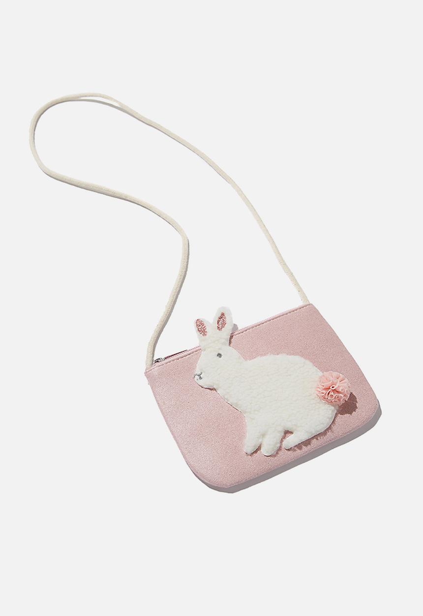 Cotton On - Jayme critter bag - pink & white 