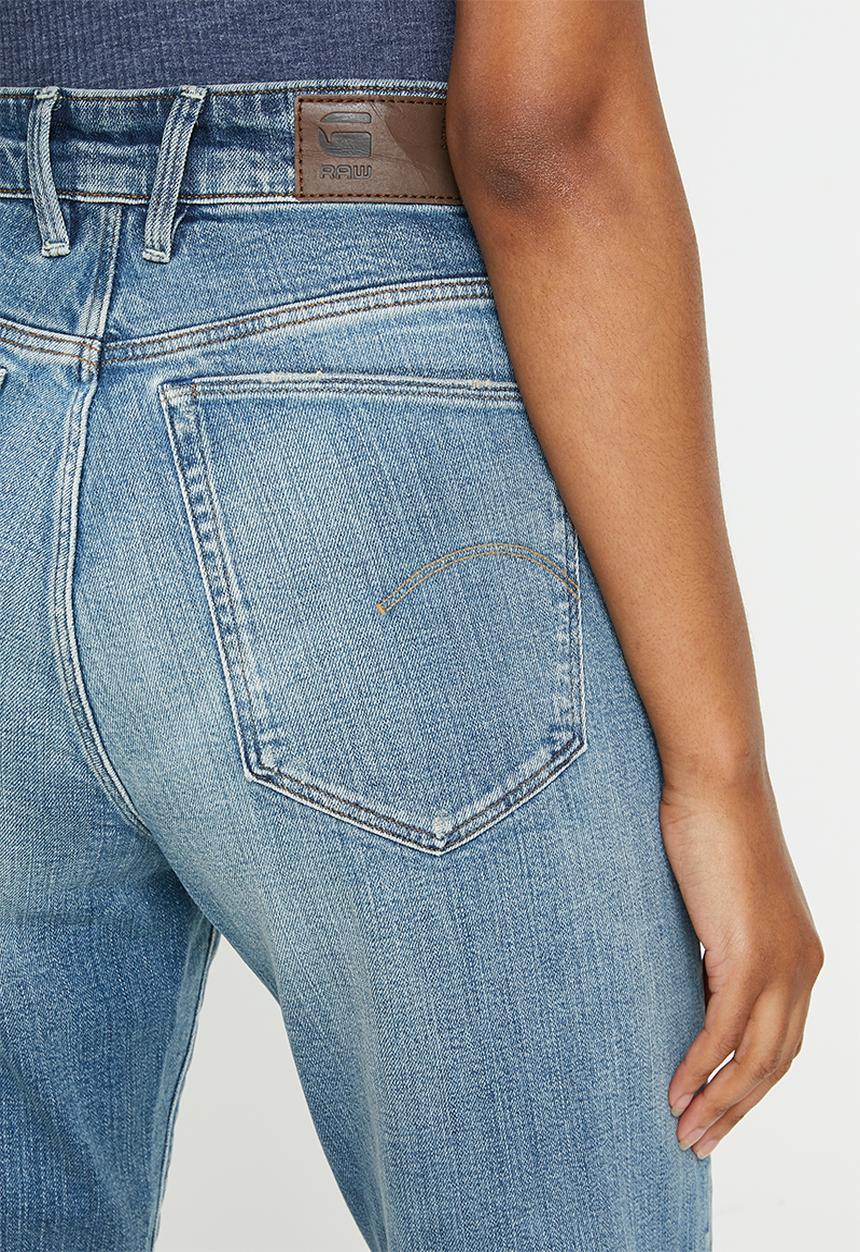 G-STAR - Janeh ultra high waist mom ankle - blue
