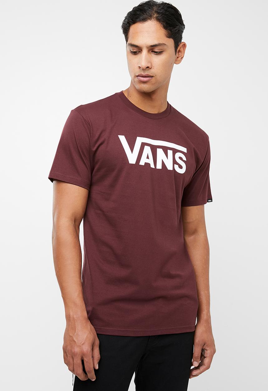 Vans - Vans classic short sleeve tee - burgundy