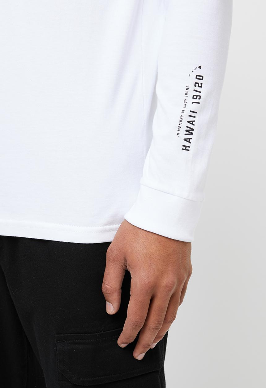 Billabong  - AI Metallica long sleeve tee - white