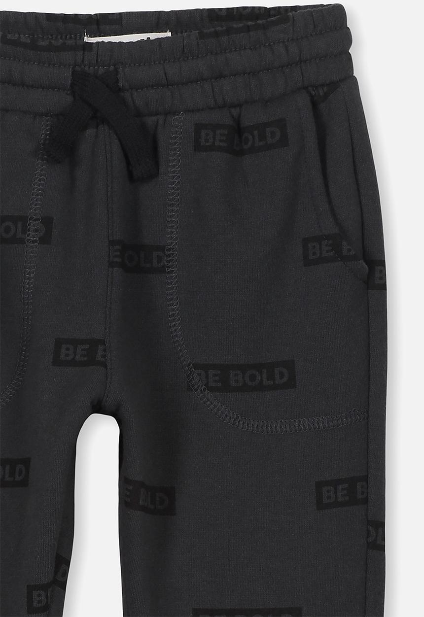 Cotton On - Heritage trackpant - black