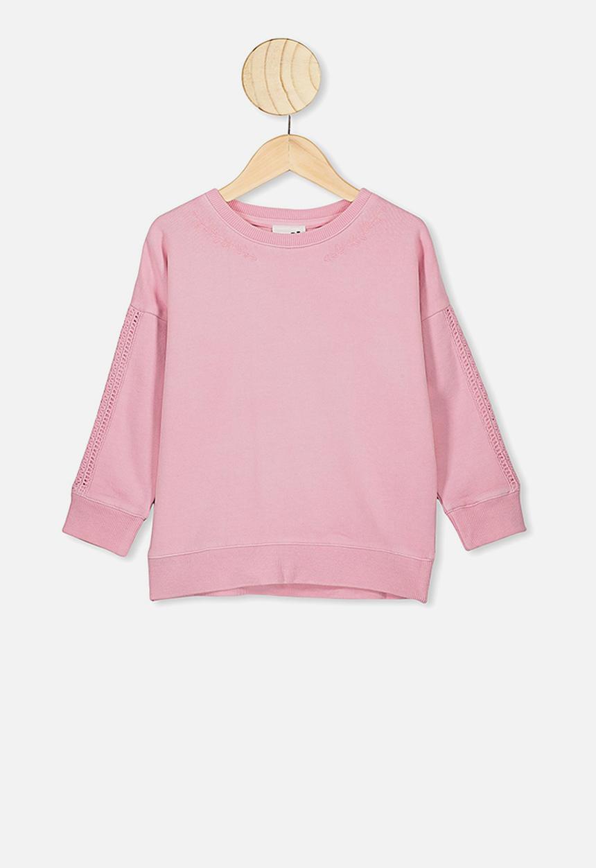 Cotton On - Sally slouch crew - pink 
