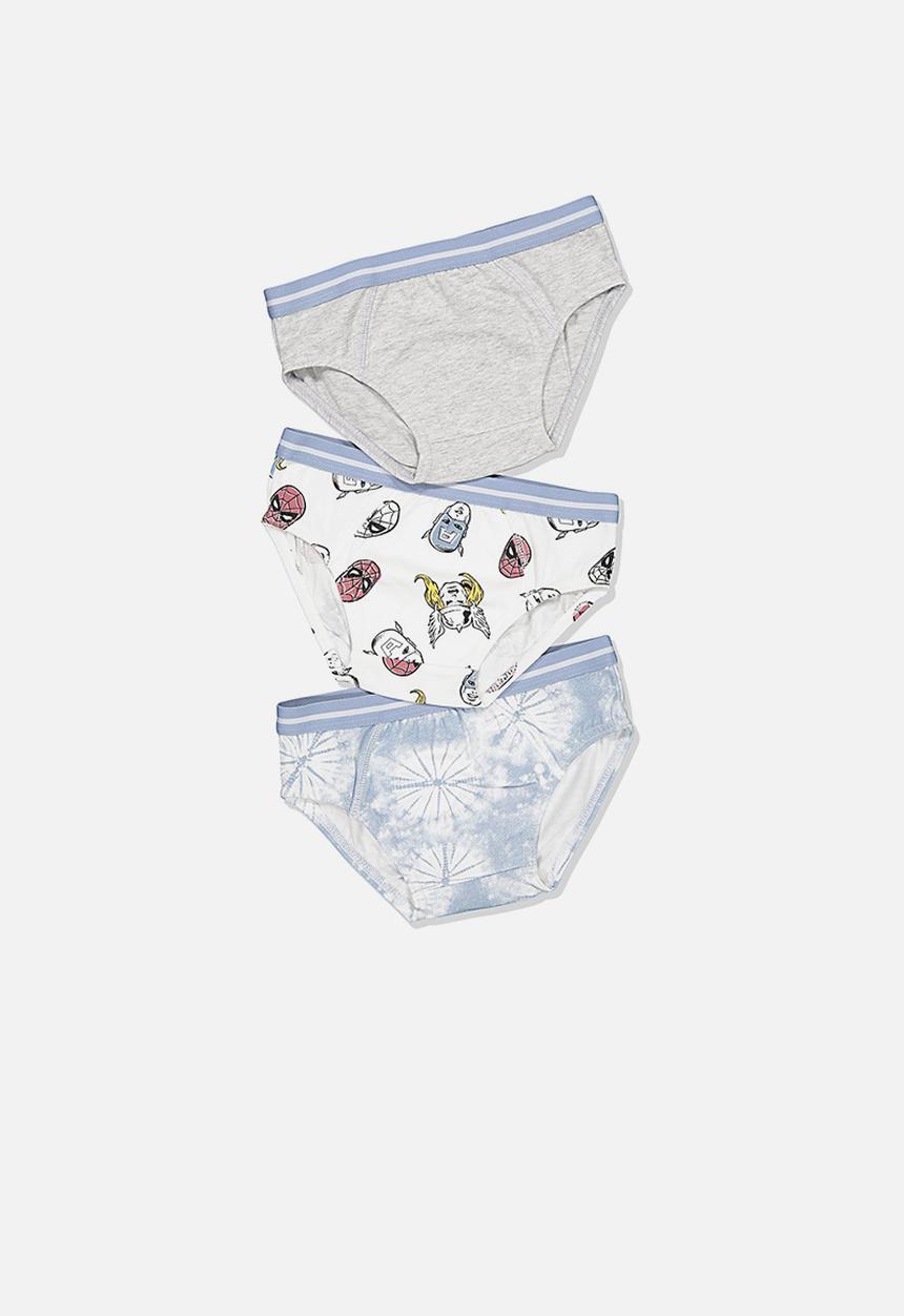 Cotton On - Boys 3 pack brief - multi 
