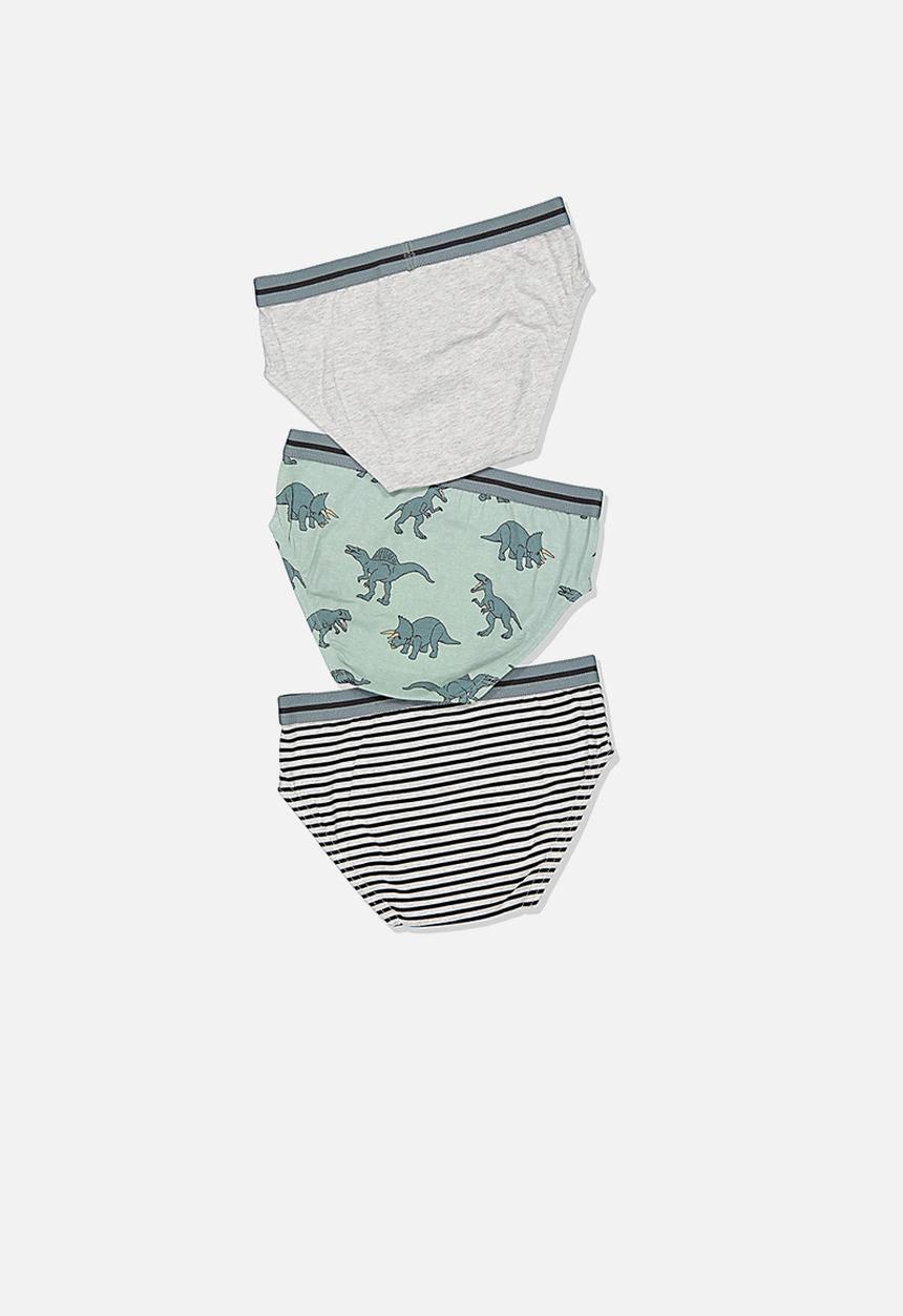 Cotton On - Boys 3 pack brief - multi 