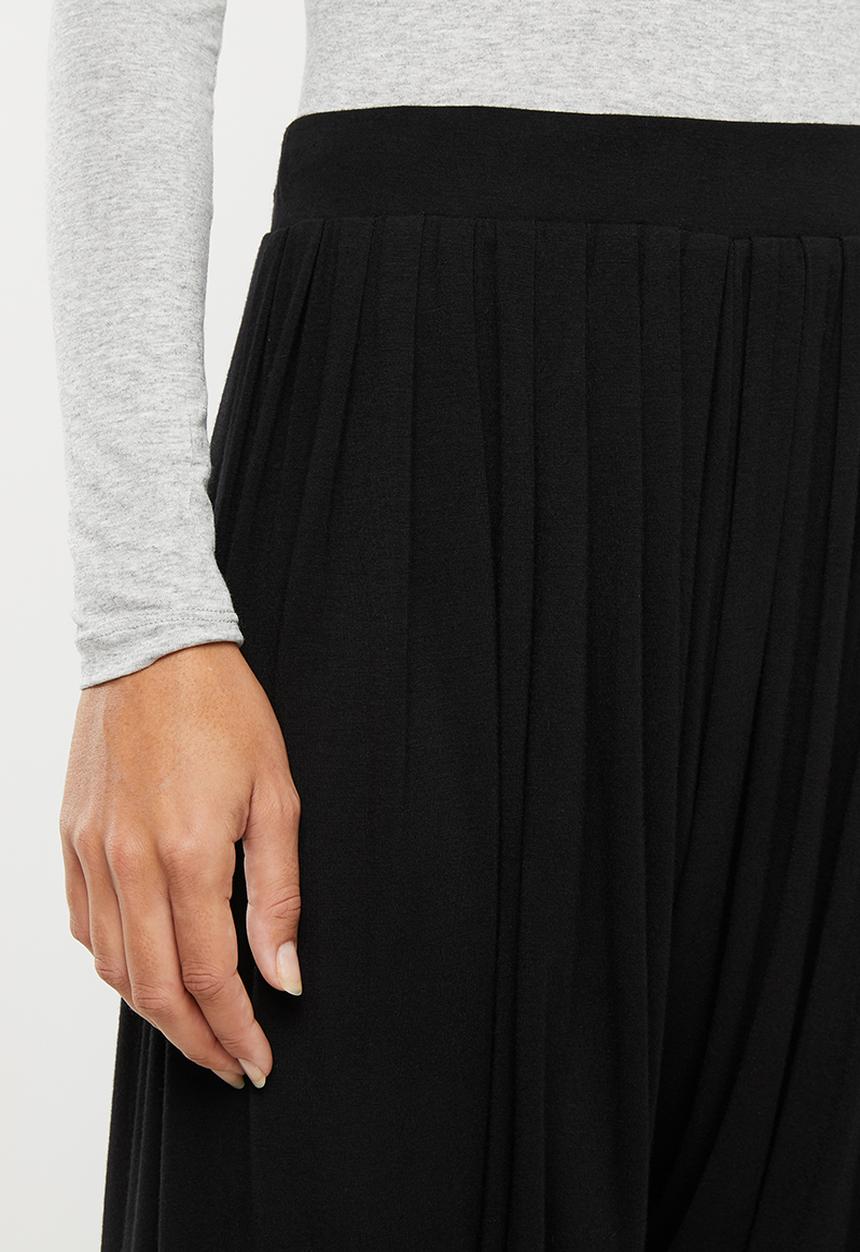 edit - Knit harem pants - black