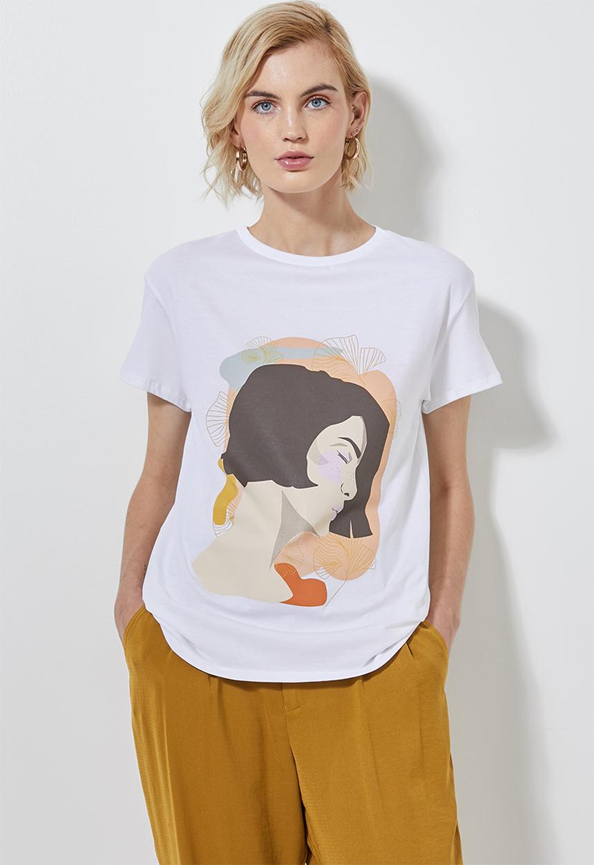 Superbalist - Printed tee - white