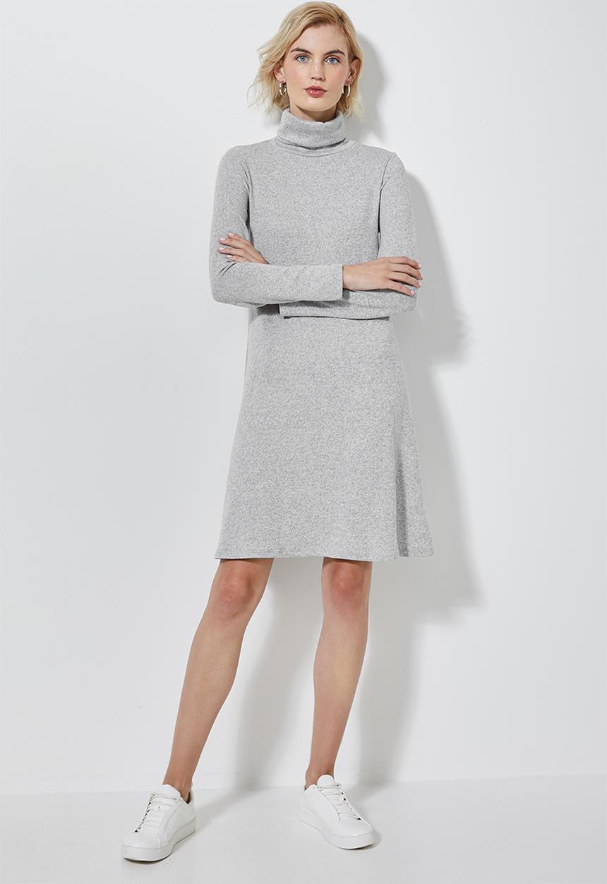 Superbalist - Cut & sew tunic dress - grey