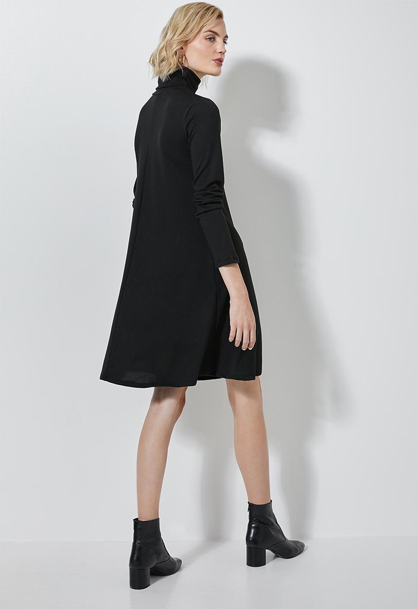 Superbalist - Cut & sew tunic dress - black