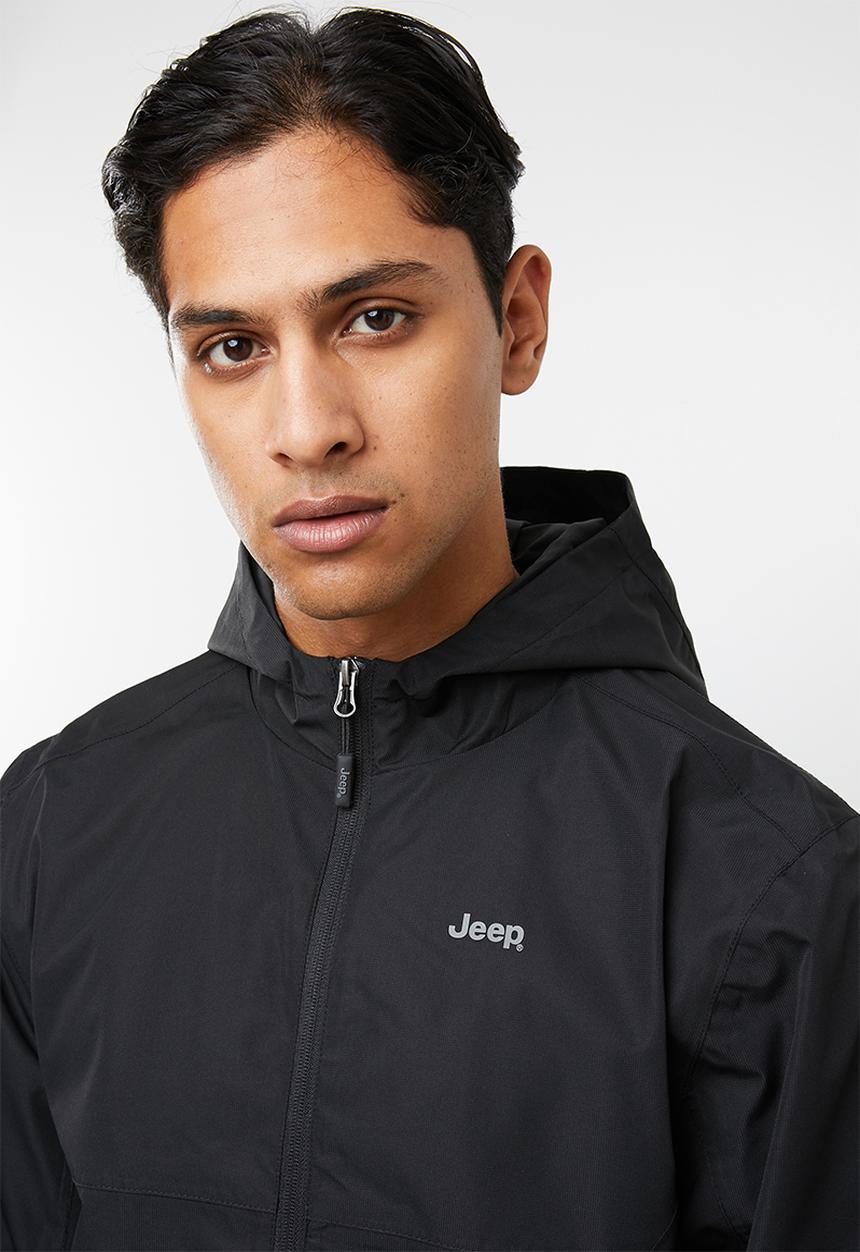 JEEP - Hooded transition jacket - black