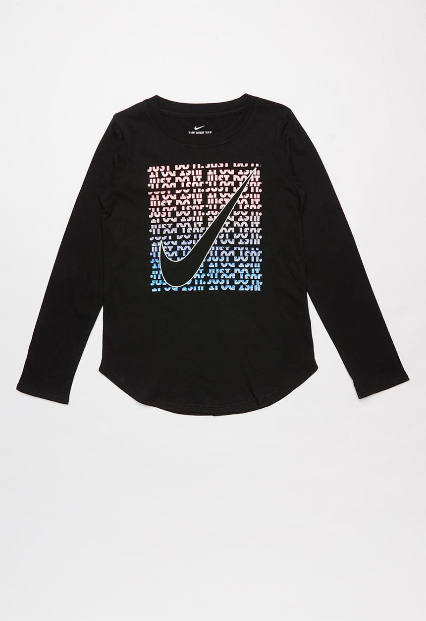 Nike - Nike repeat swoosh long sleeve tee - black