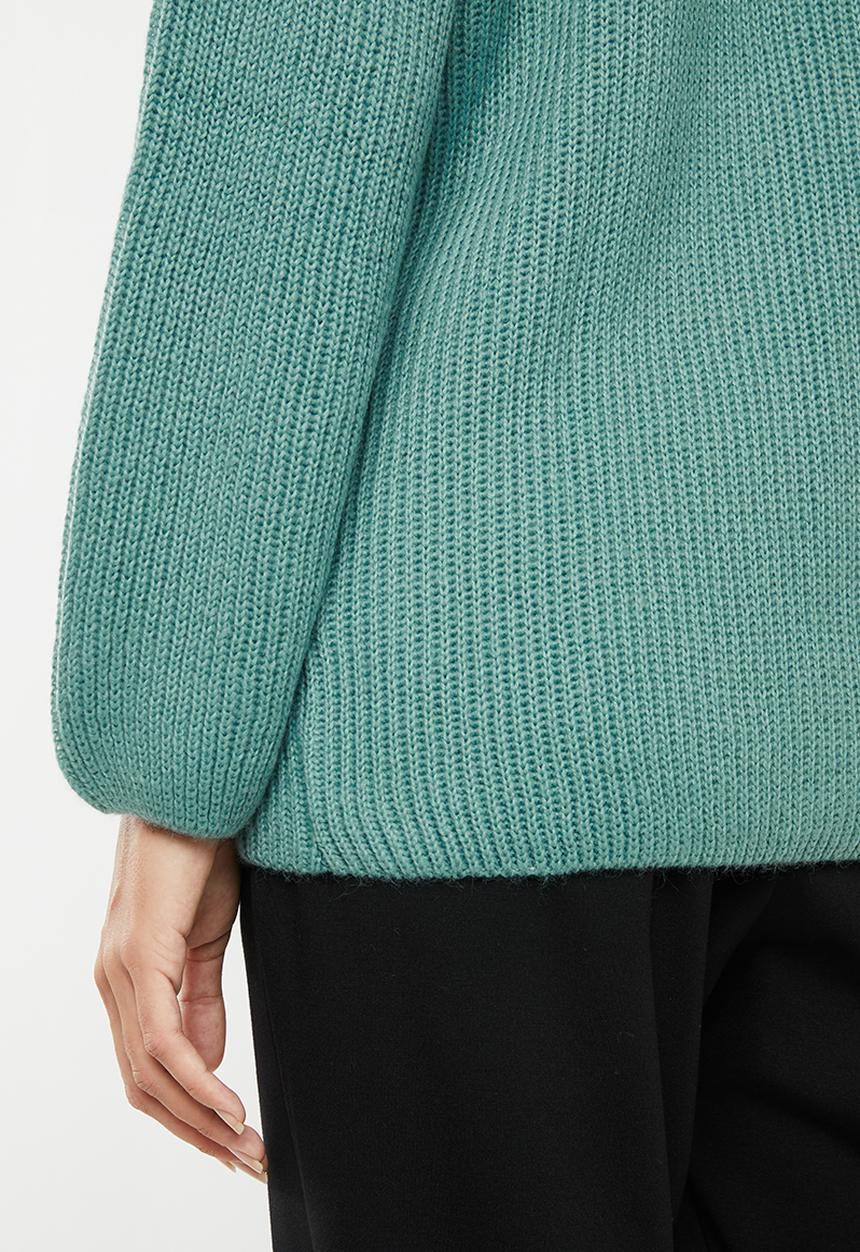 edit - Raglan rib jumper - green