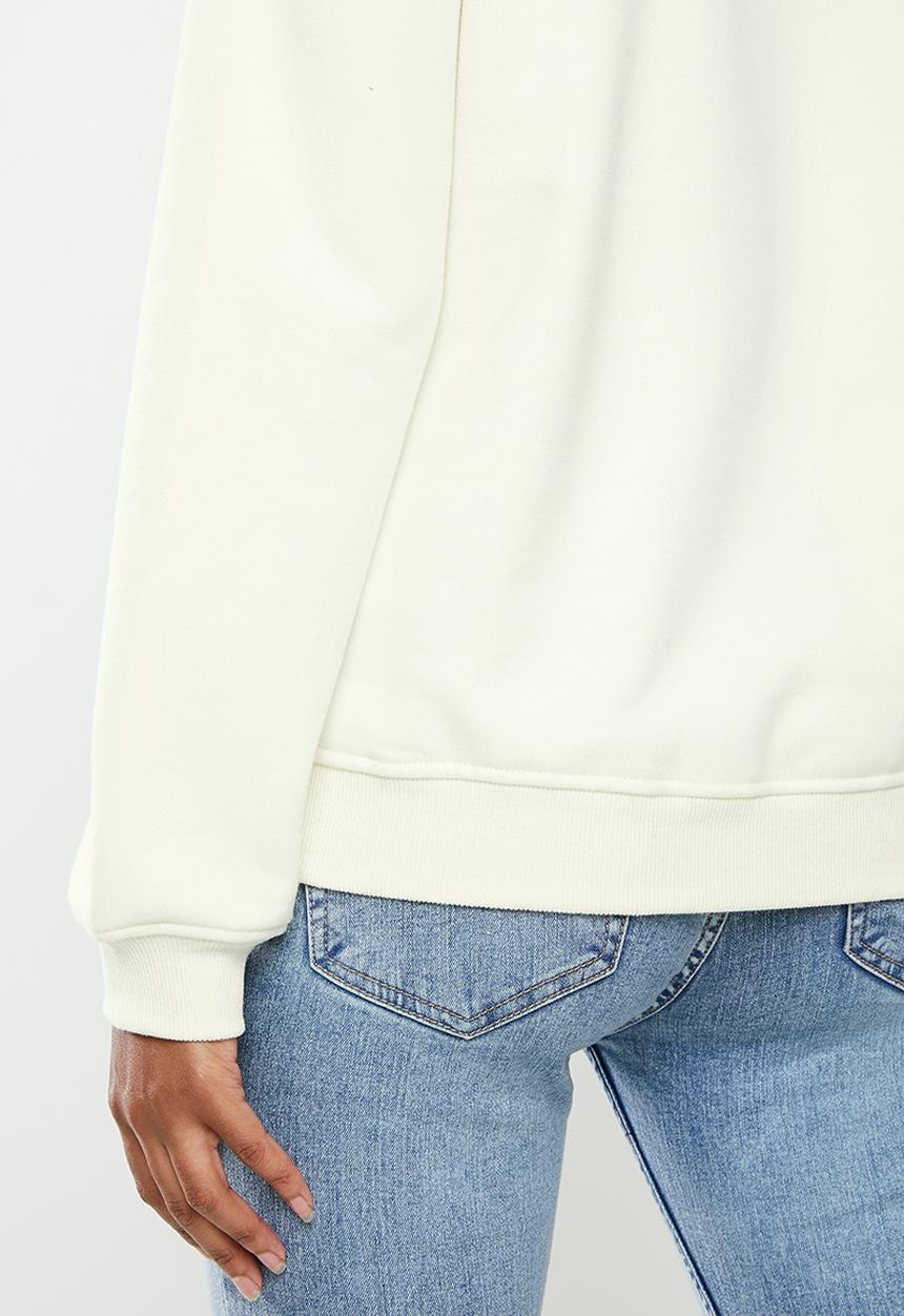 SISSY BOY - Logo sweater with bling detail - cream 