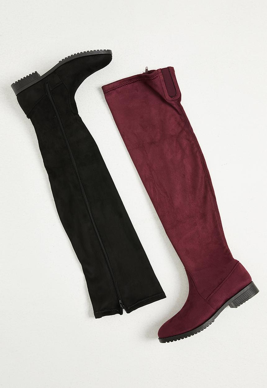 Madison® - Mia over the knee boot - black