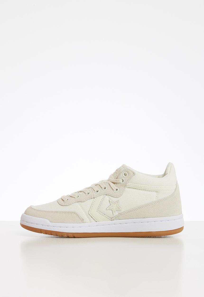 Converse - Ctas fast break summer textile mid y  - egret/white
