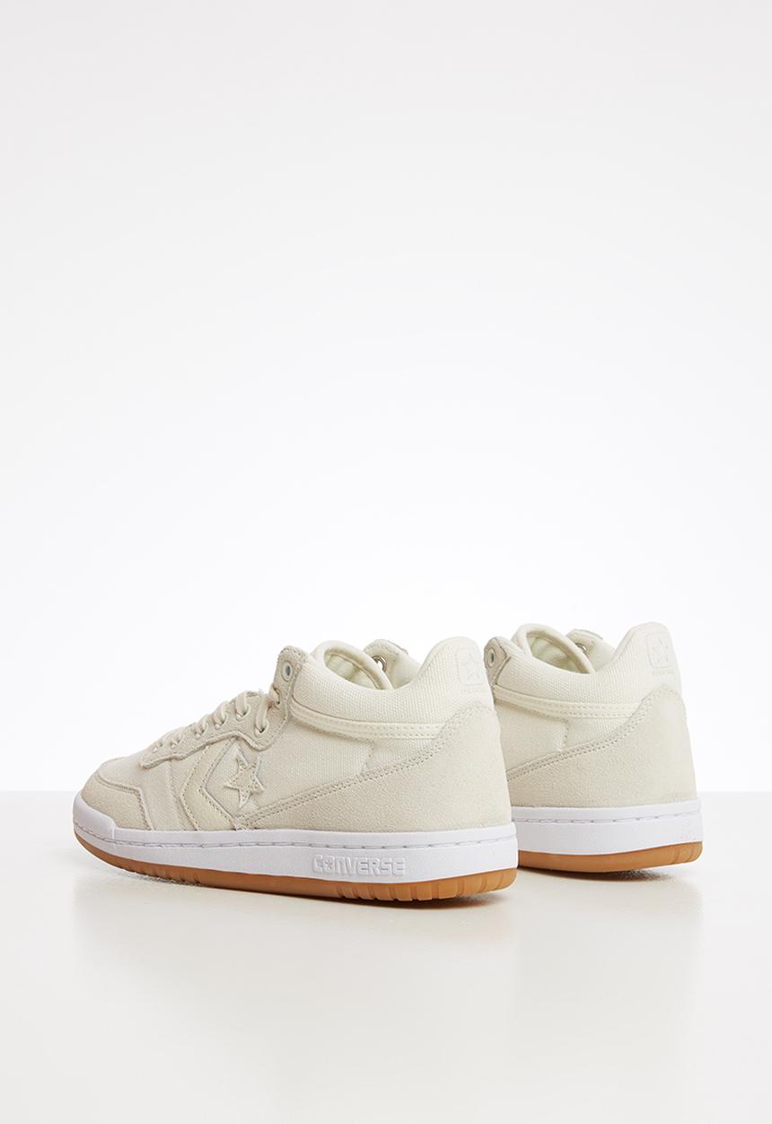 Converse - Ctas fast break summer textile mid y  - egret/white