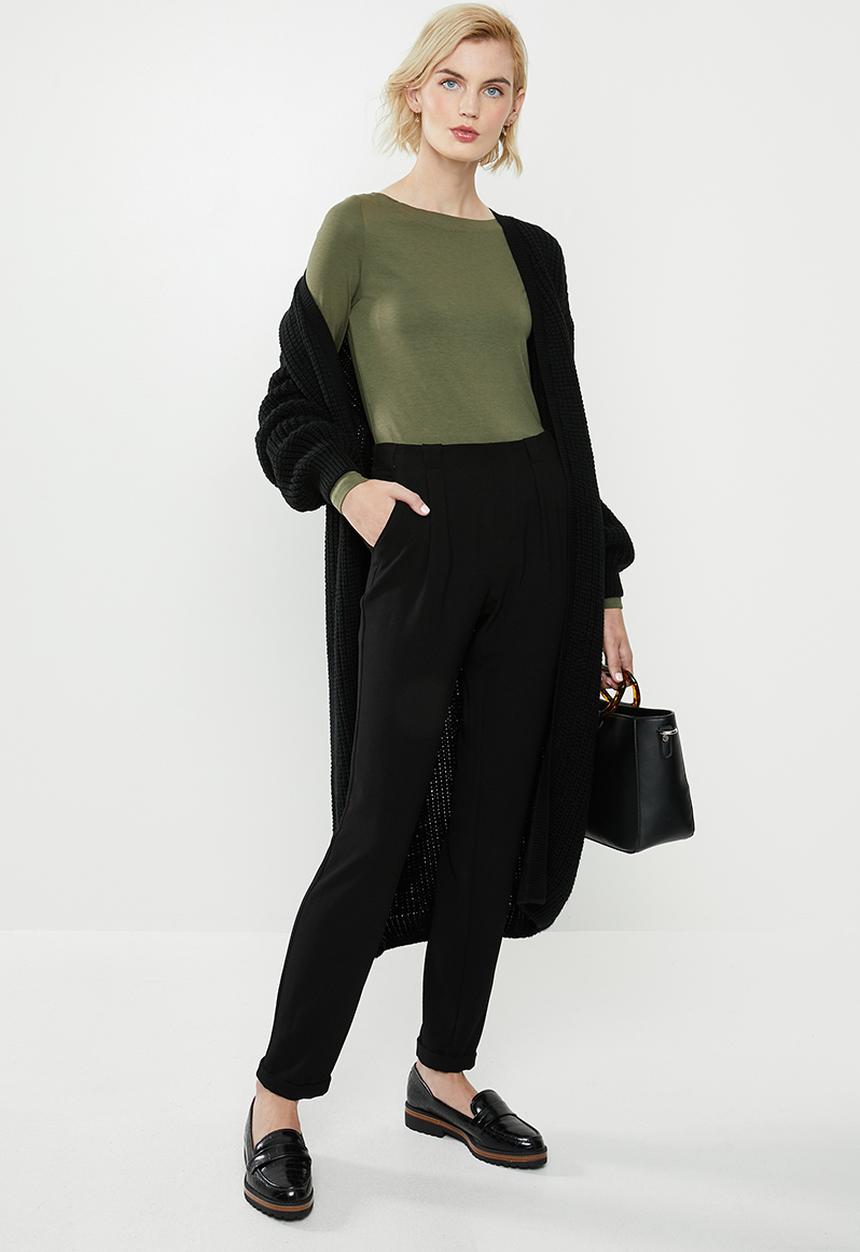 Vero Moda - Panda modal long sleeve top - green