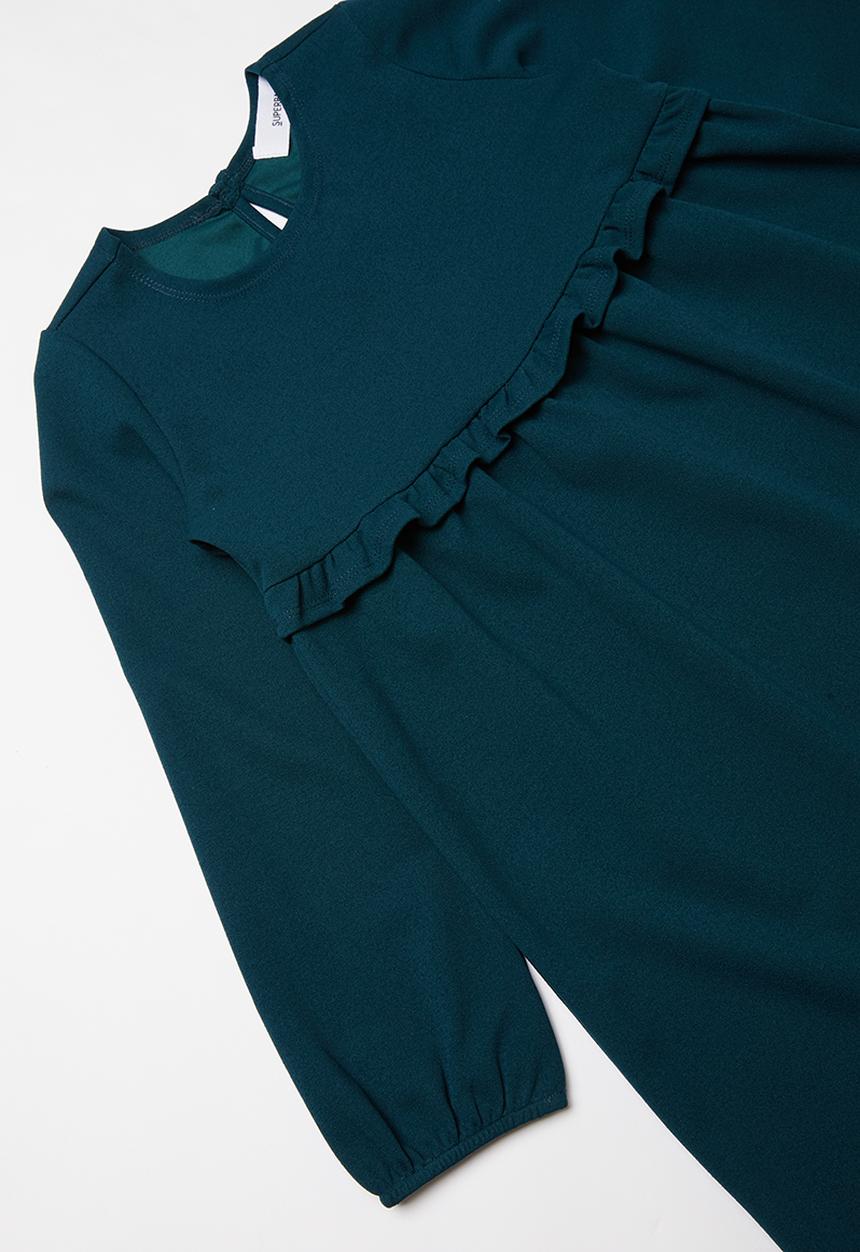 Superbalist - Tweens textured dress - teal