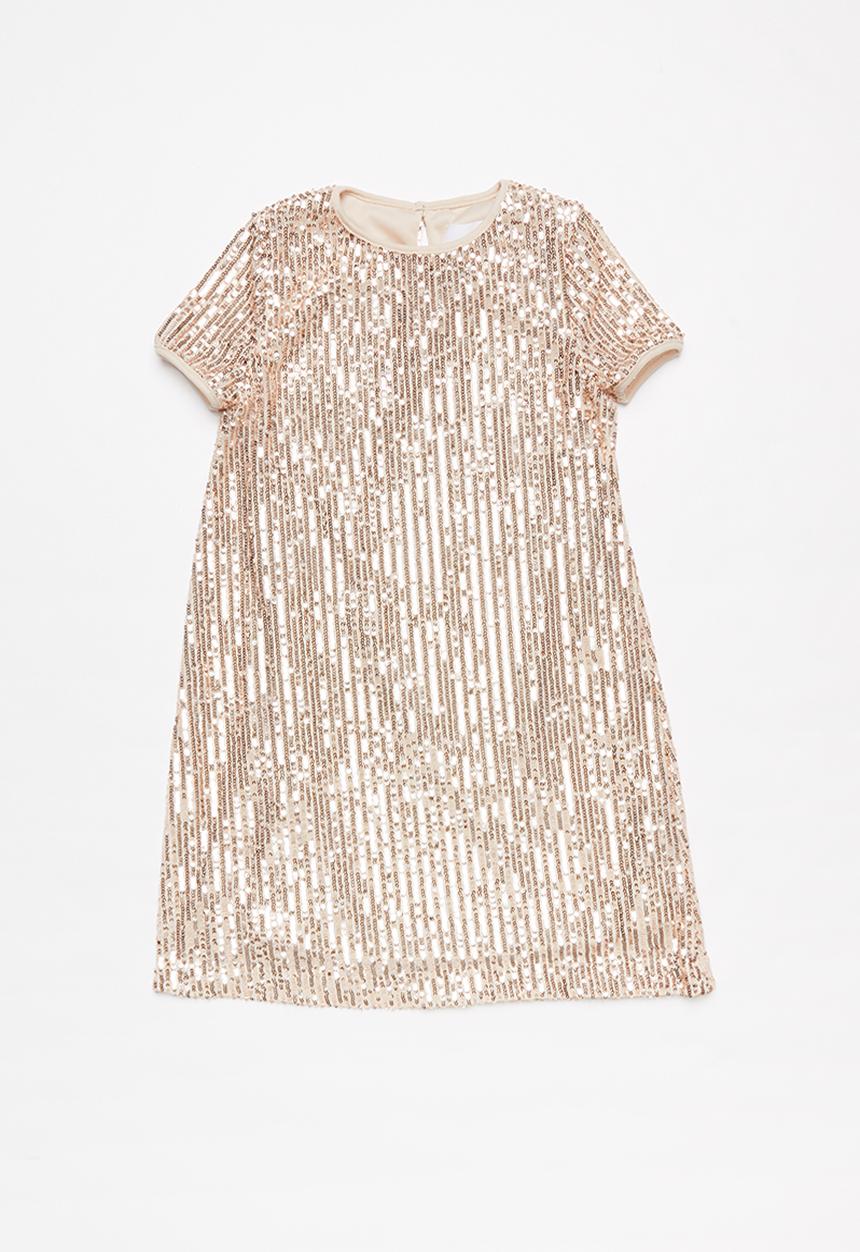 Superbalist - Sequin dress - rose gold