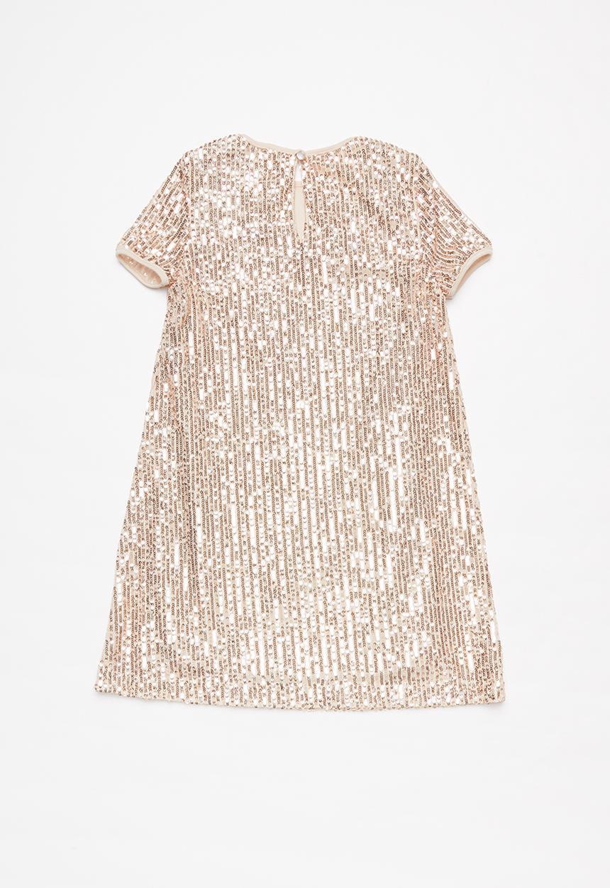Superbalist - Sequin dress - rose gold