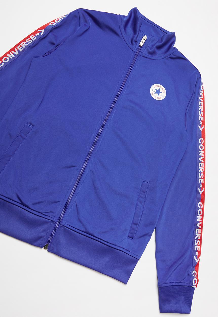 Converse - Converse boys tricot track jacket - blue
