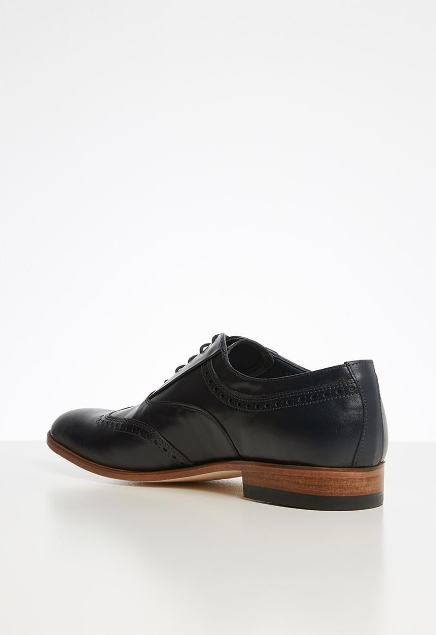 Watson - Leonard leather brogue -  dark navy