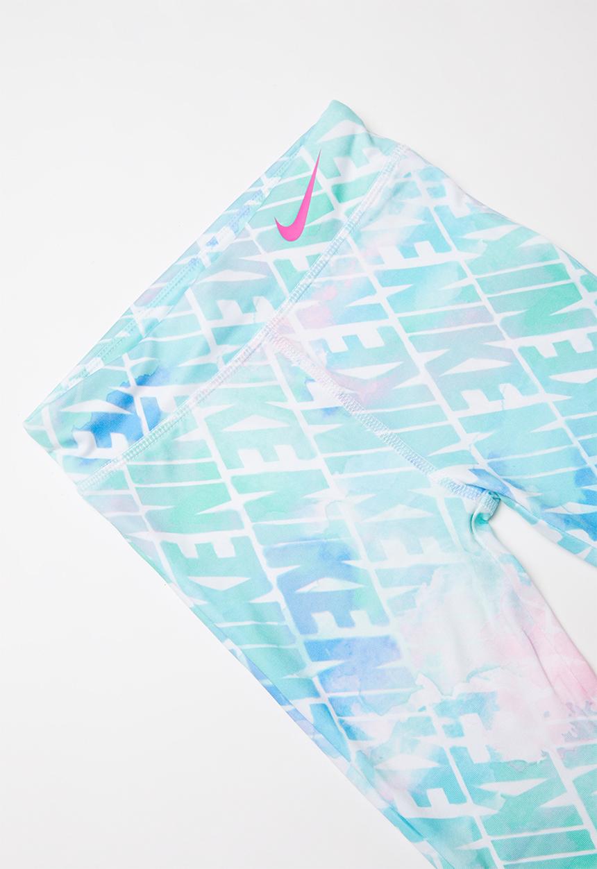 Nike - Watercolor leggings - blue