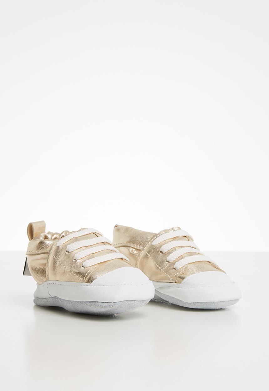 shooshoos - Soulshine sneaker - gold & white