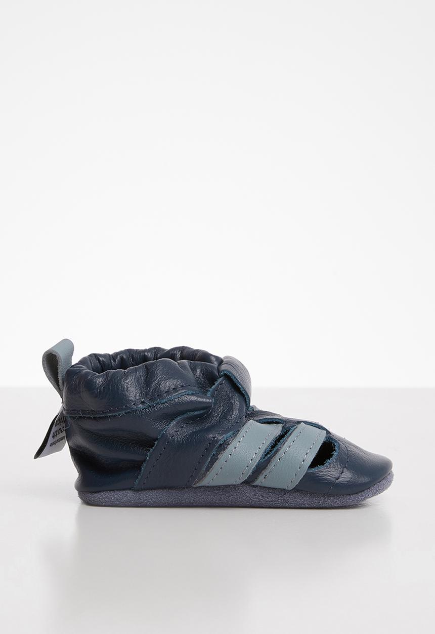shooshoos - Leather Benson - navy