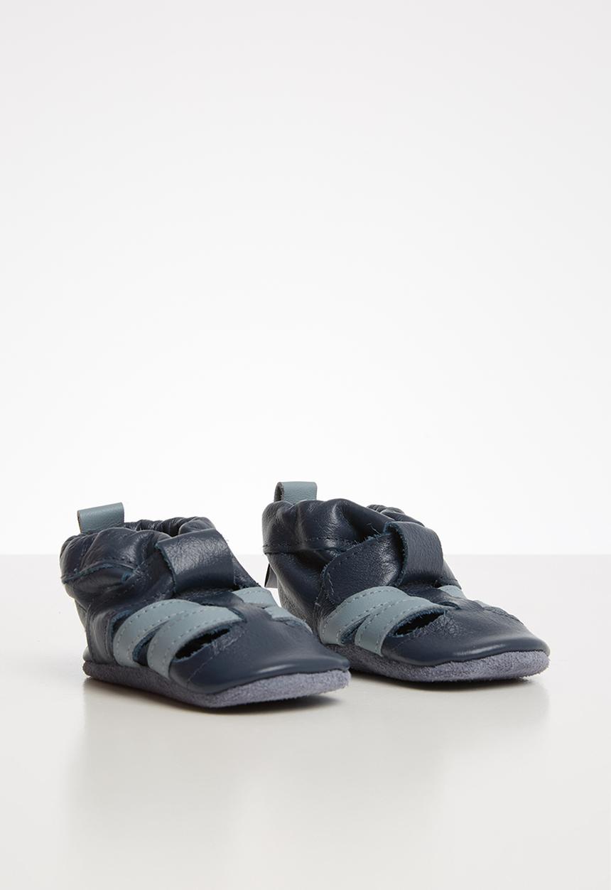 shooshoos - Leather Benson - navy