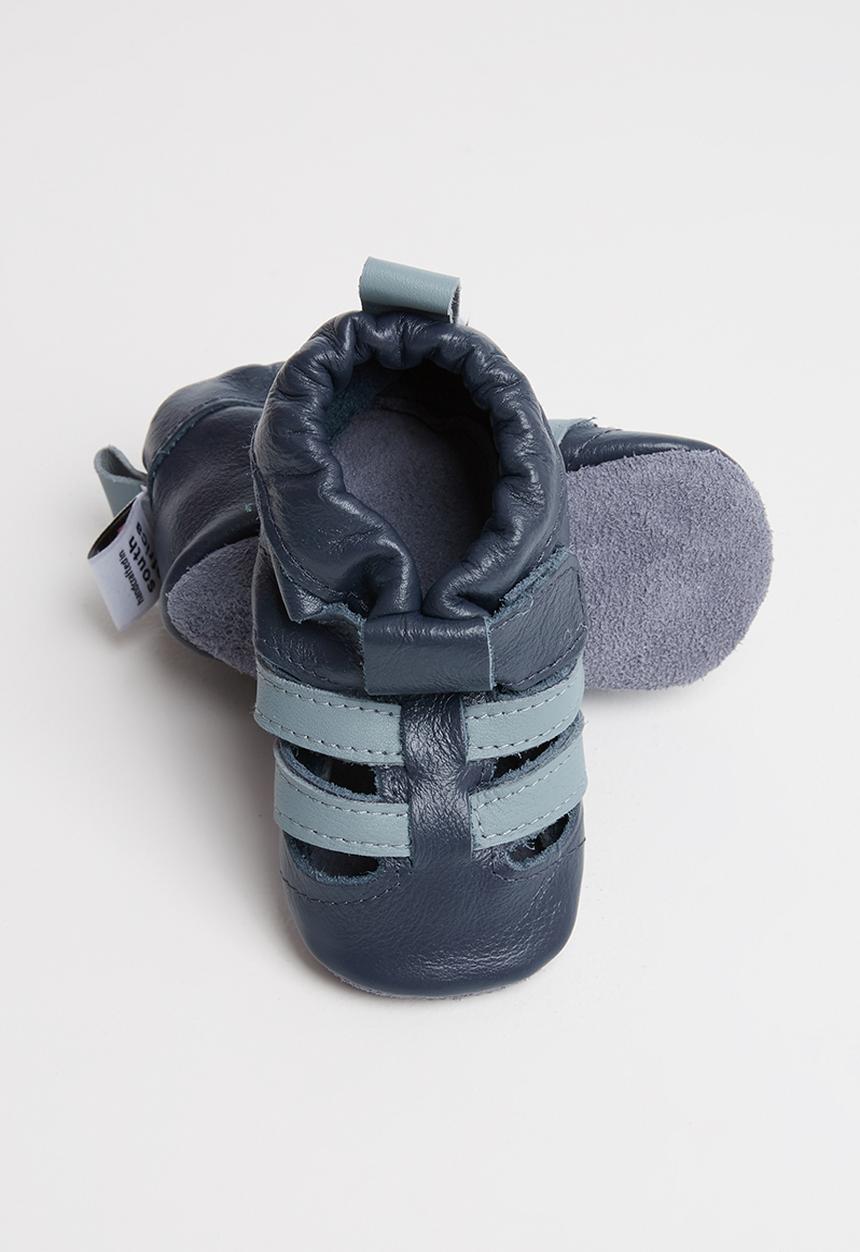 shooshoos - Leather Benson - navy