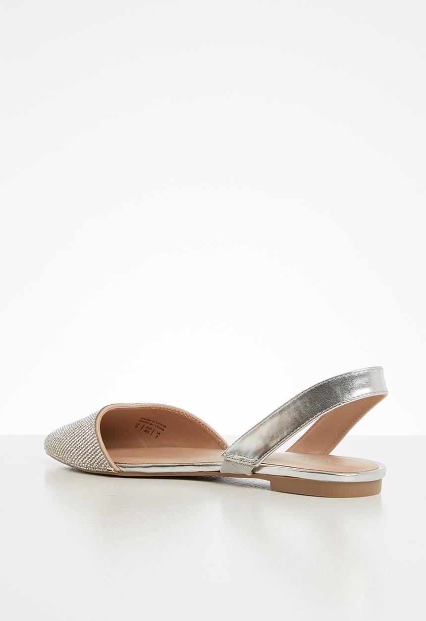 Call It Spring - Glitz ballerina - silver