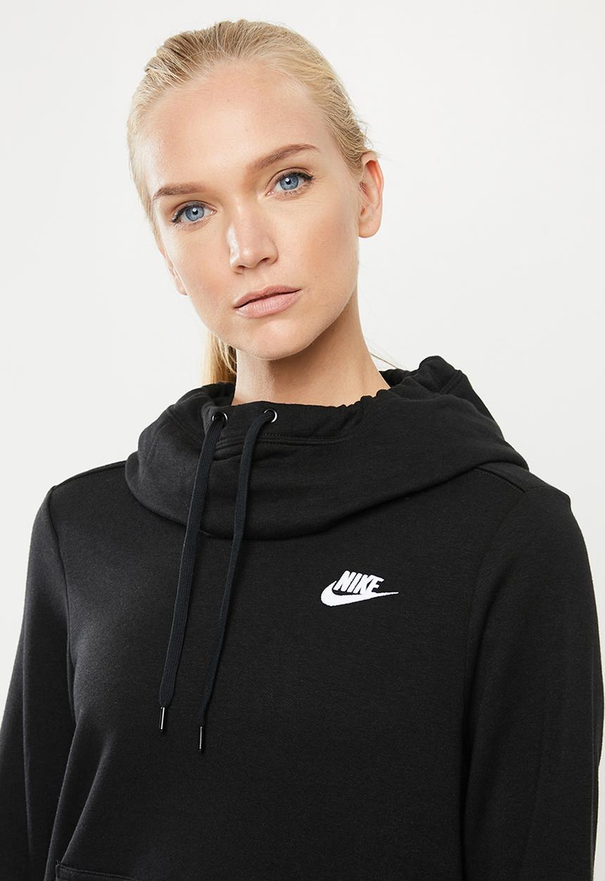 Nike - Nike funnel neck hoodie - black