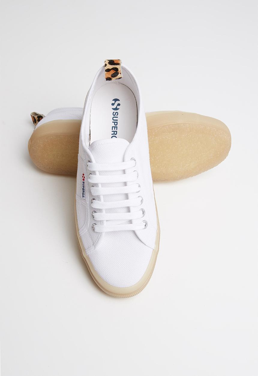SUPERGA - 2750 ponytape animal print tag - white cheetah