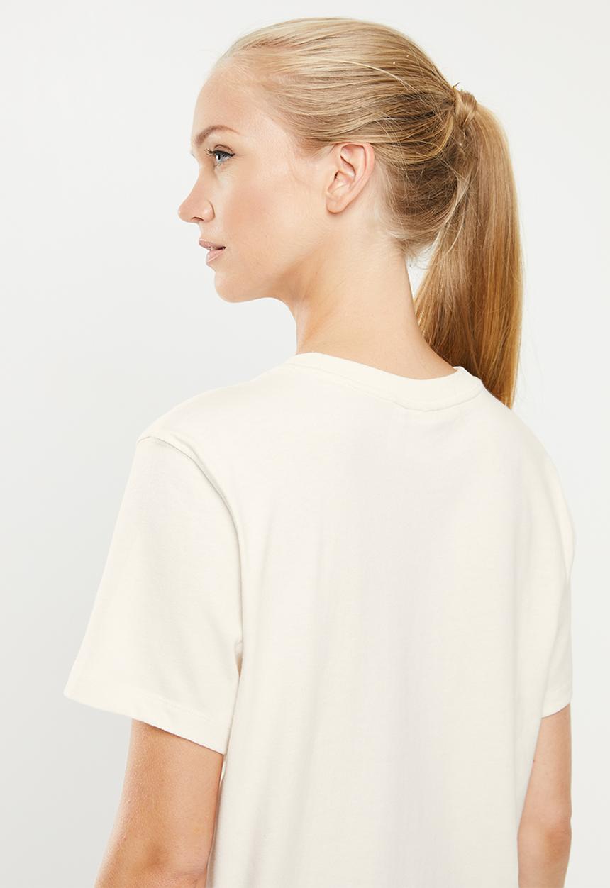 adidas Originals - Fakten graphic print T-shirt - cream 