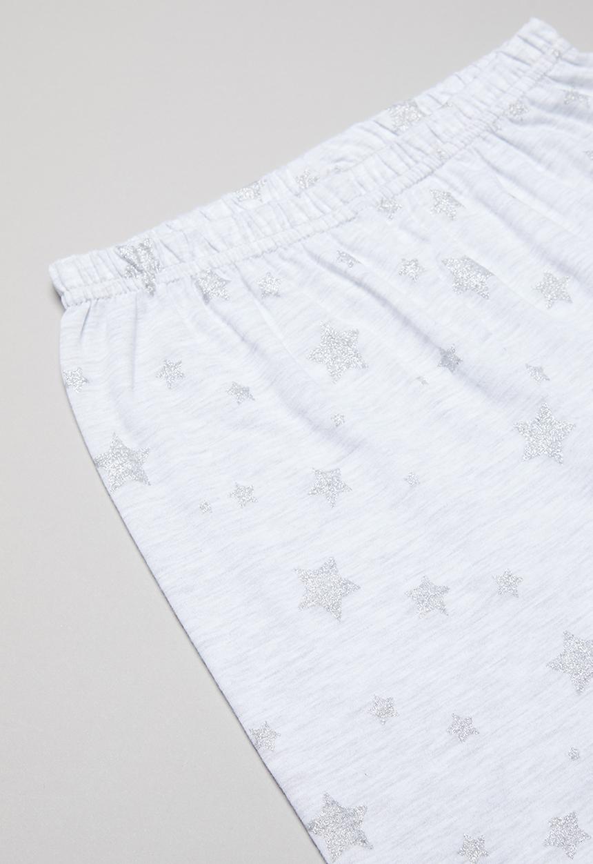 Pop Candy - Believe in magic pj set - white & grey 