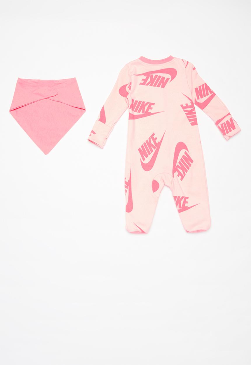 Nike - Nkn nsw footed coverall bib - echo pink