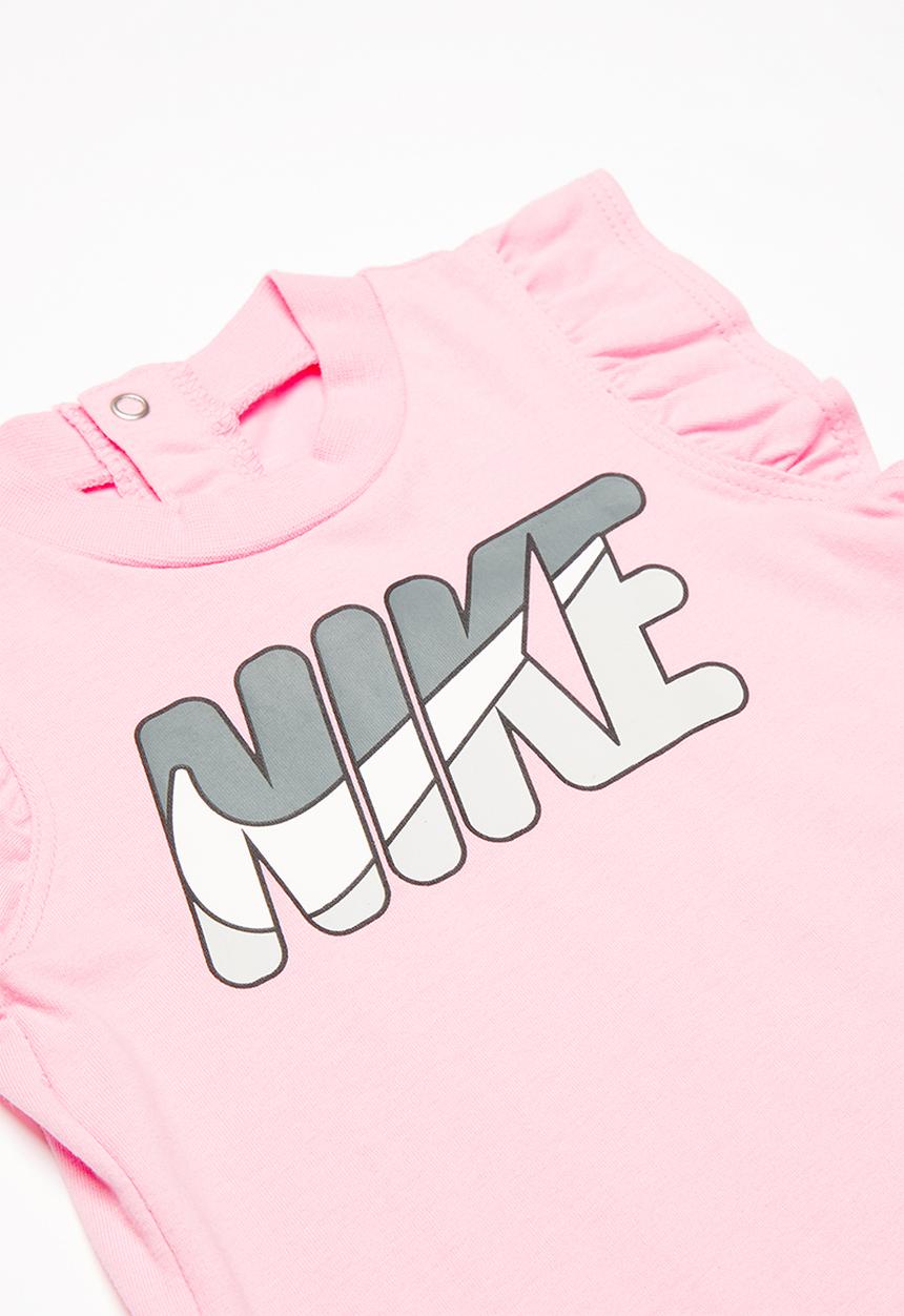 Nike - Nkg Nike romper w headband - pink & grey 