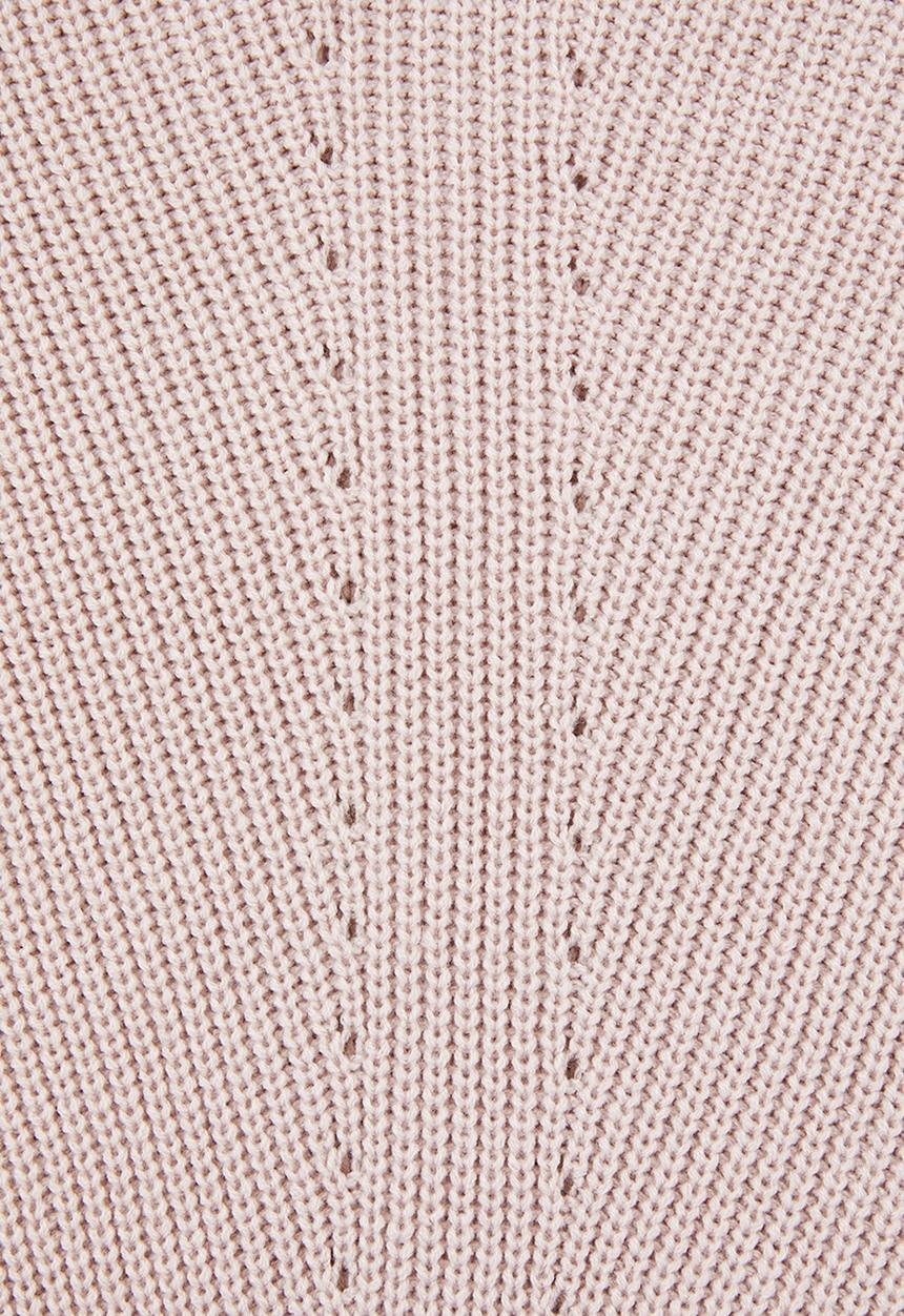 edit - Slouchy cowl neck jumper - pink