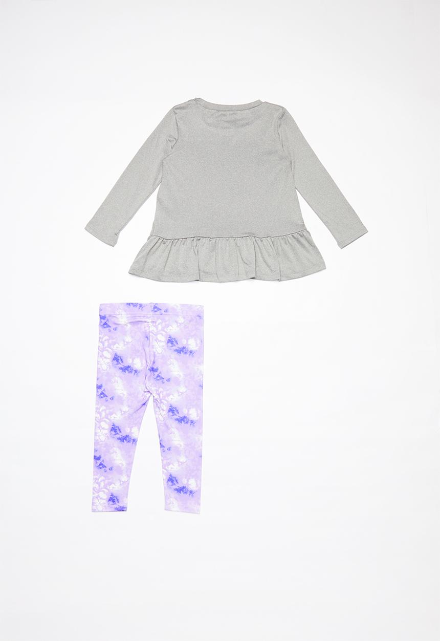 Nike - Nkg peplum tunic legging set - purple agate