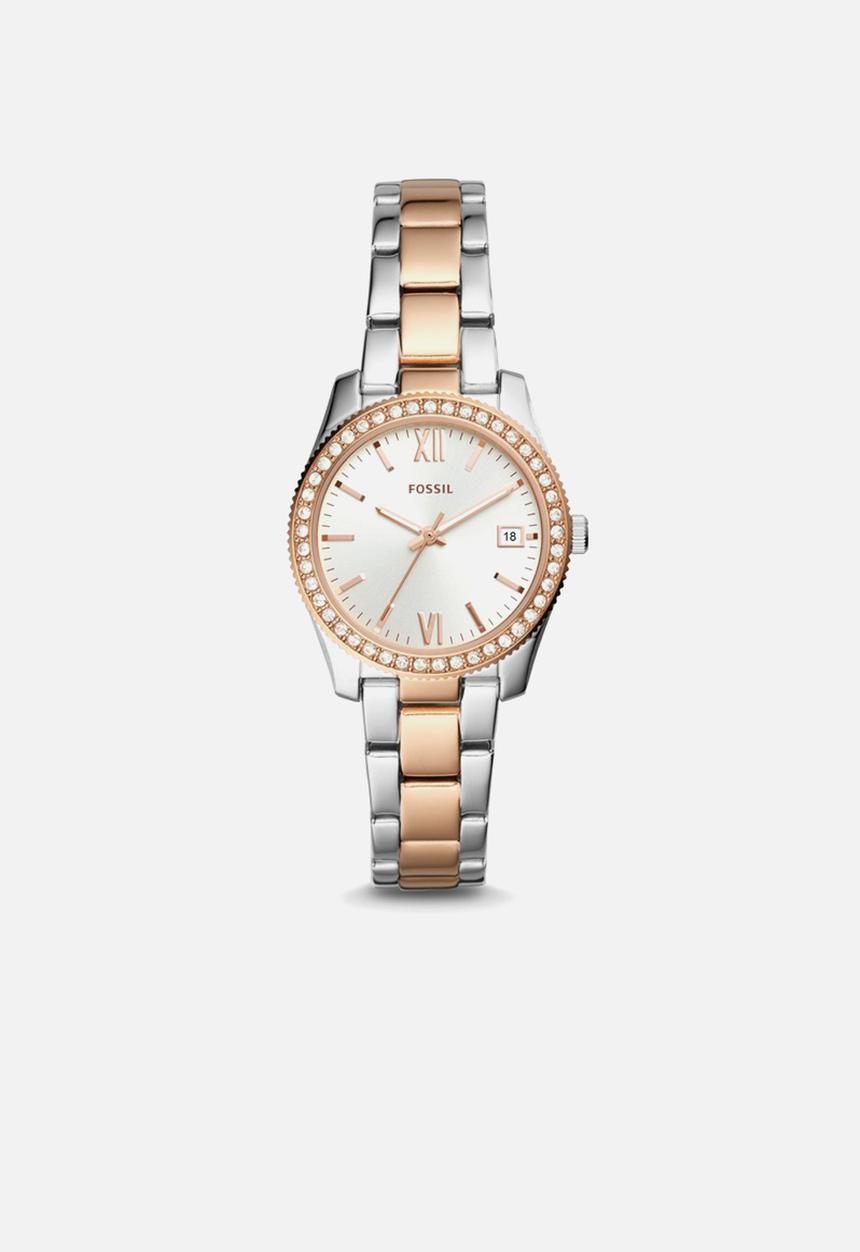 Fossil - Scarlette - silver & rose gold