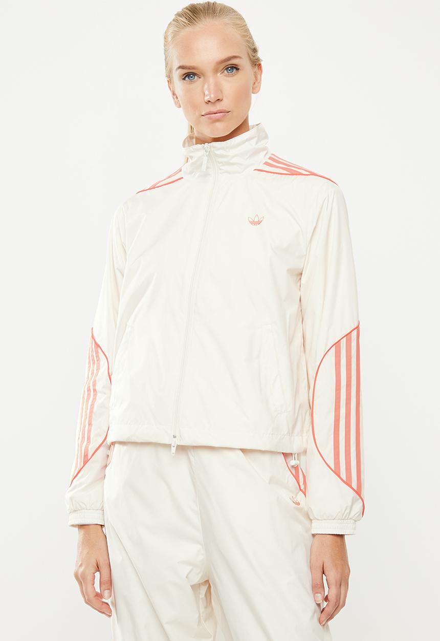 adidas Originals - Fakten track top - white & orange