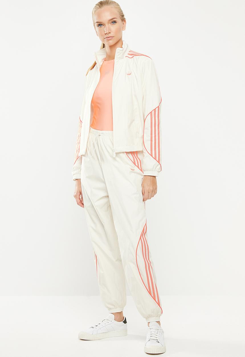 adidas Originals - Fakten track top - white & orange