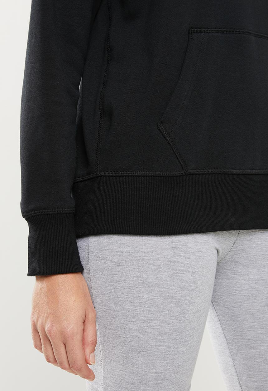 New Balance  - Essentials stack logo hoodie - black