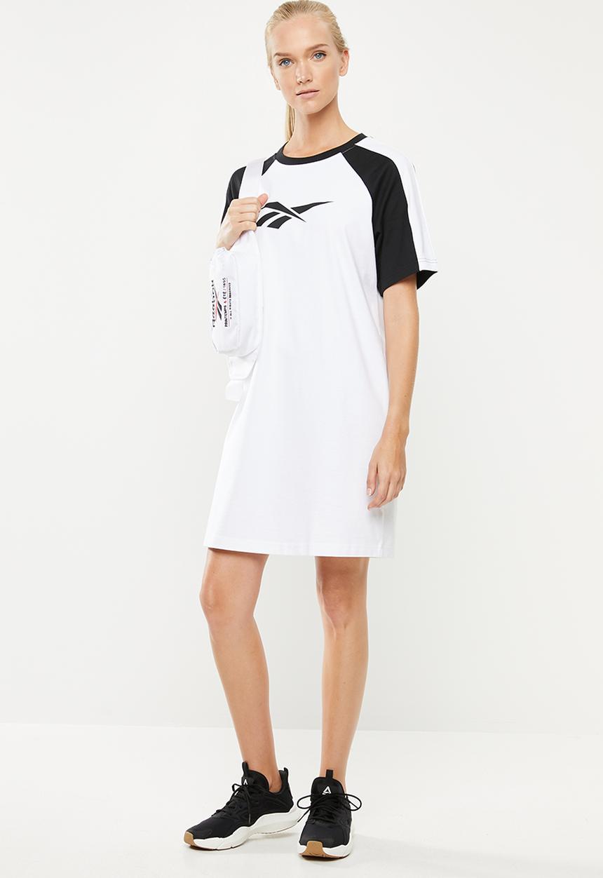 Reebok - Classics tee dress - black & white