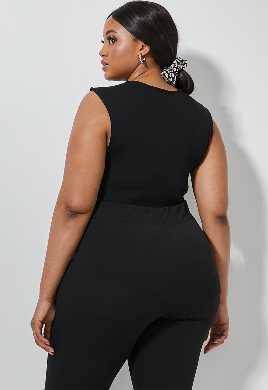 Superbalist - 2 pack high neck bodysuit - black & grey