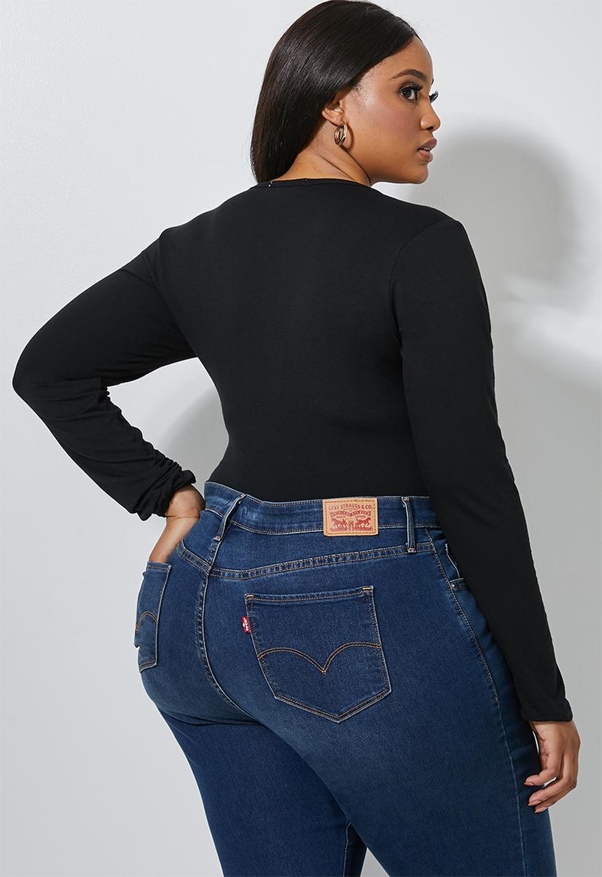 Superbalist - 2 Pack high neck bodysuit - black/grey melange